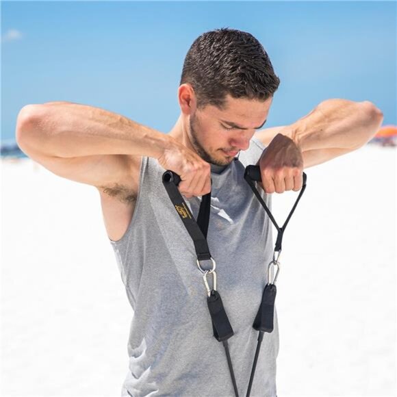 Fit Simplify Resistance Tube Bands 12 Piece Set with Instruction Booklet - Picture 7 of 8